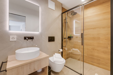 Bathroom with shower
