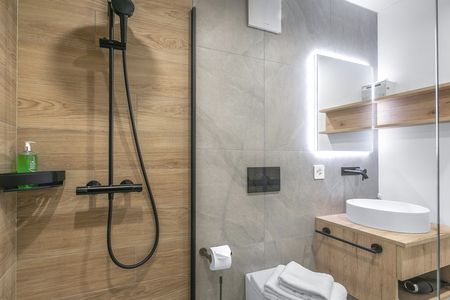 Bathroom with shower
