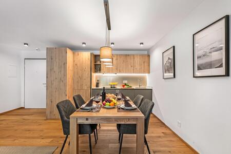 Kitchen and dining area