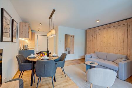 Living and dining room